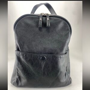 American Eagle outfitters mini black leather backpack made in Italy